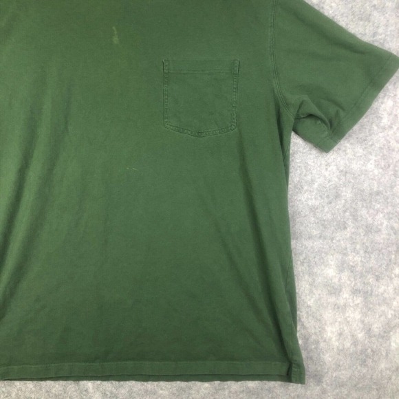 Duluth Trading Co. T-Shirt Men's Extra Large Green Short Sleeve Cotton Longtail - Picture 3 of 10